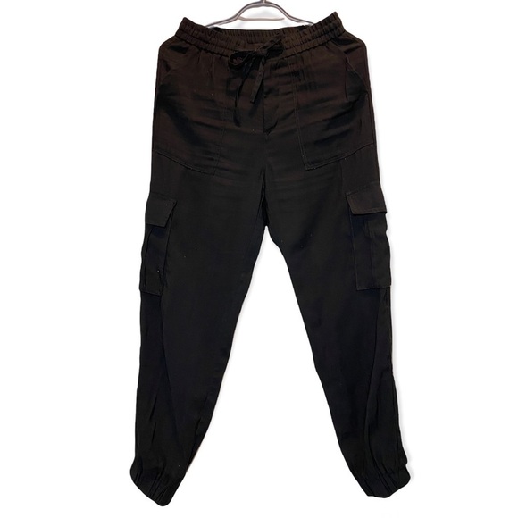 ZARA Blk Cargo Pants XS - Picture 5 of 7